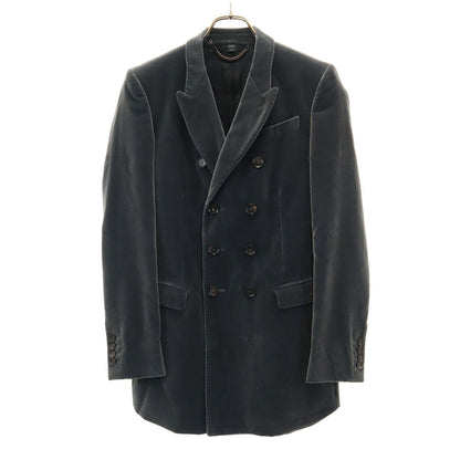 Burberry Prorsum Italian Made Velour Jacket Gray Size 44