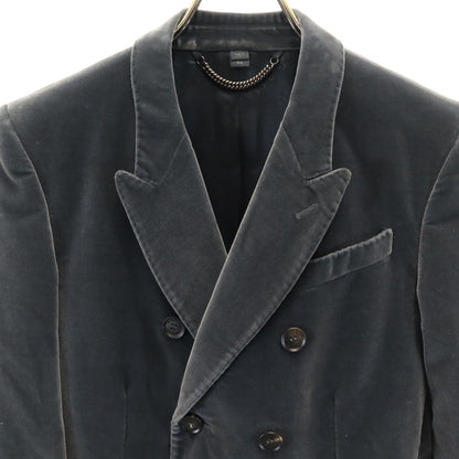 Burberry Prorsum Italian Made Velour Jacket Gray Size 44