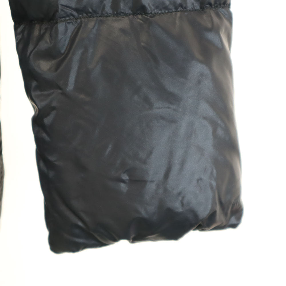 DUVETICA Kappa Fox Fur Down Jacket Charcoal Gray Size 38