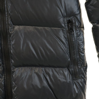 DUVETICA Kappa Fox Fur Down Jacket Charcoal Gray Size 38