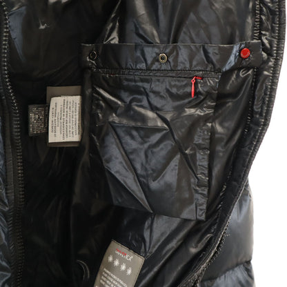 DUVETICA Kappa Fox Fur Down Jacket Charcoal Gray Size 38