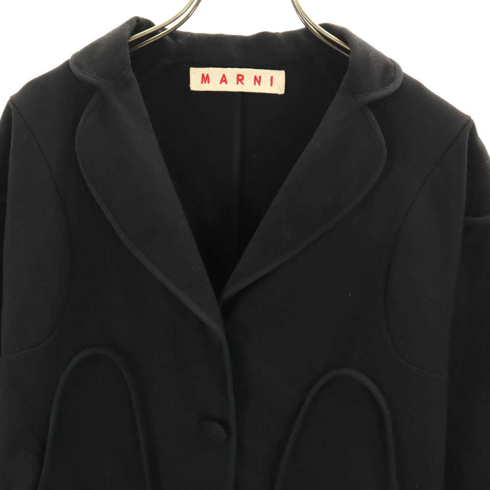 MARNI Wool Jacket Black Size 40