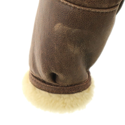 USA B-3 Type Sheepskin Mouton Jacket Brown Size L
