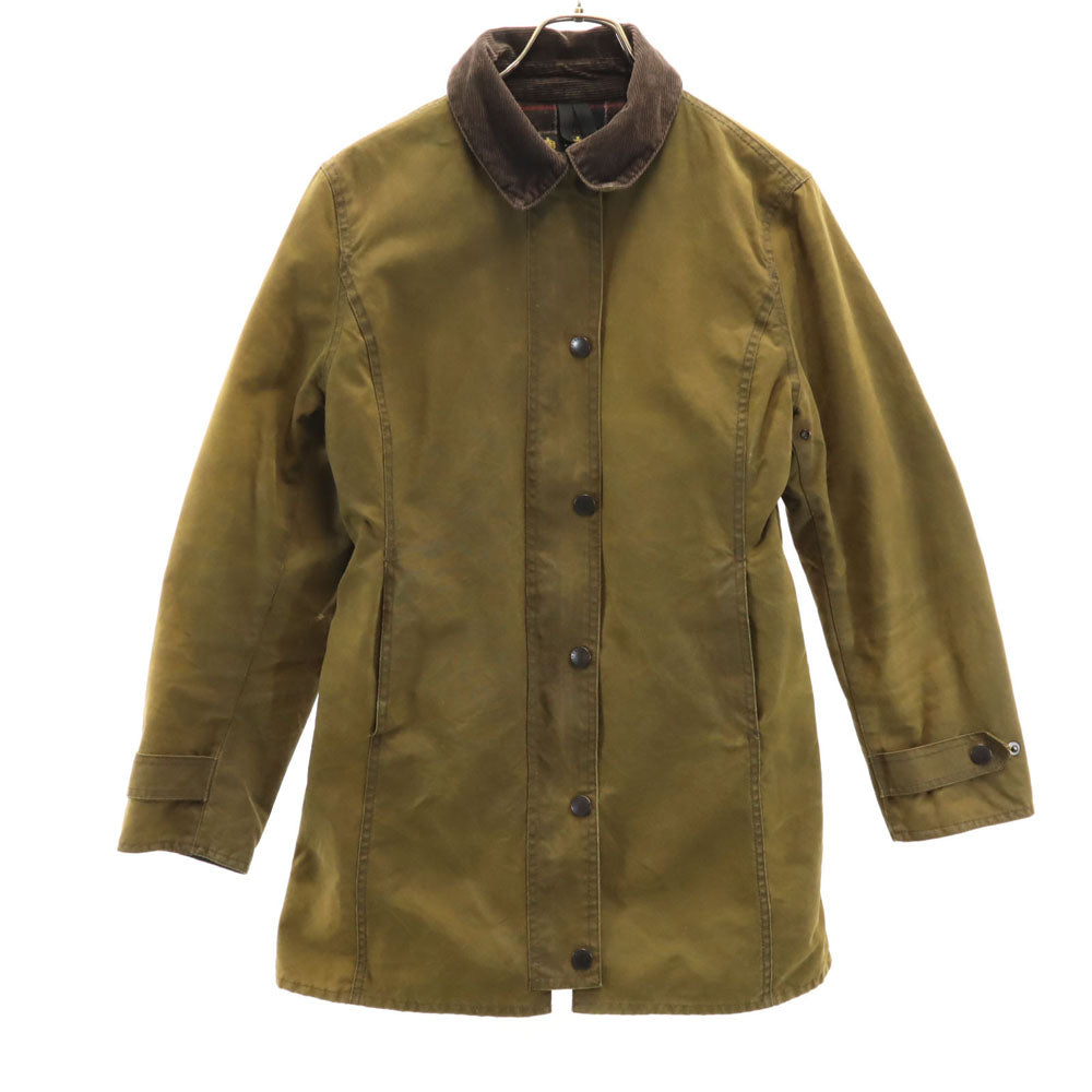 Barbour Newmarket 3-Warrant Oiled Jacket Brown Size 10