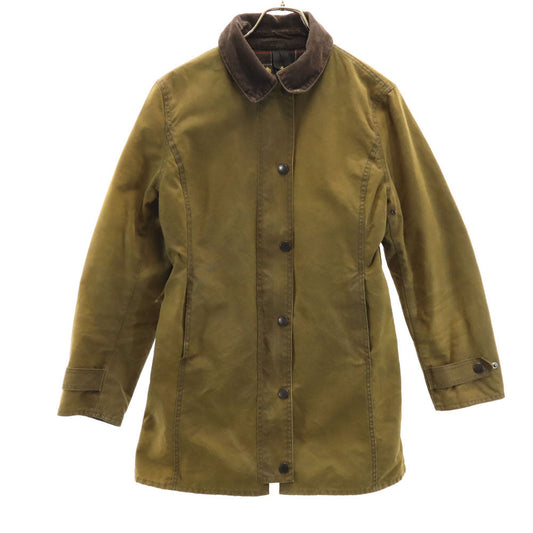 Barbour Newmarket 3-Warrant Oiled Jacket Brown Size 10