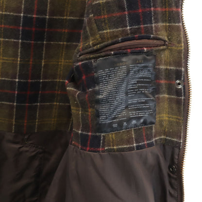 Barbour Newmarket 3-Warrant Oiled Jacket Brown Size 10