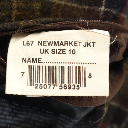 Barbour Newmarket 3-Warrant Oiled Jacket Brown Size 10