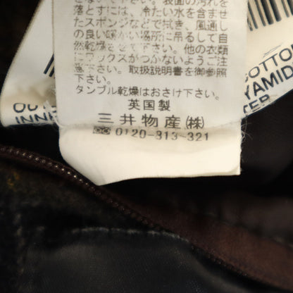 Barbour Newmarket 3-Warrant Oiled Jacket Brown Size 10