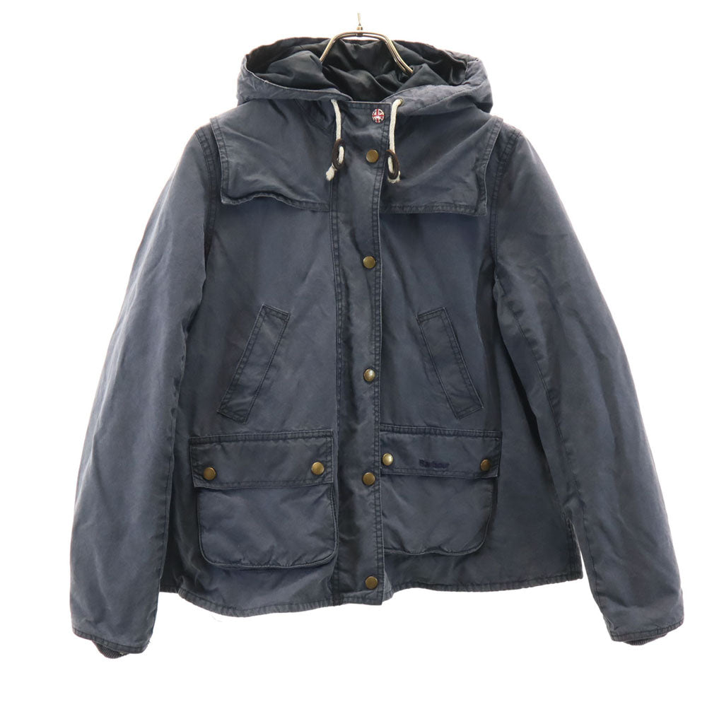 Barbour Gray Oiled Jacket Size 6