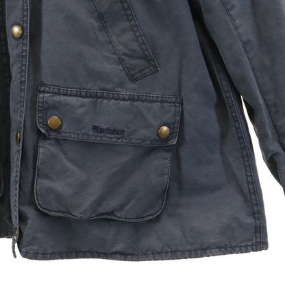 Barbour Gray Oiled Jacket Size 6