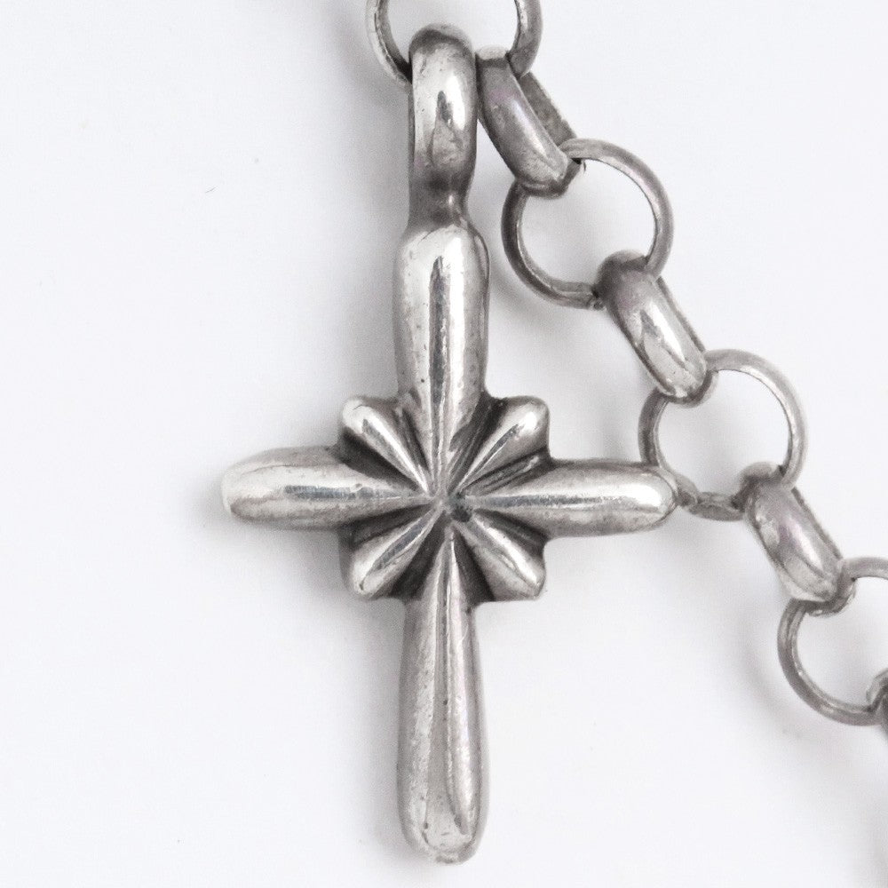 RH JEWELRY Turquoise Cross Necklace Silver Size F