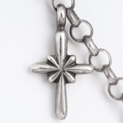 RH JEWELRY Turquoise Cross Necklace Silver Size F