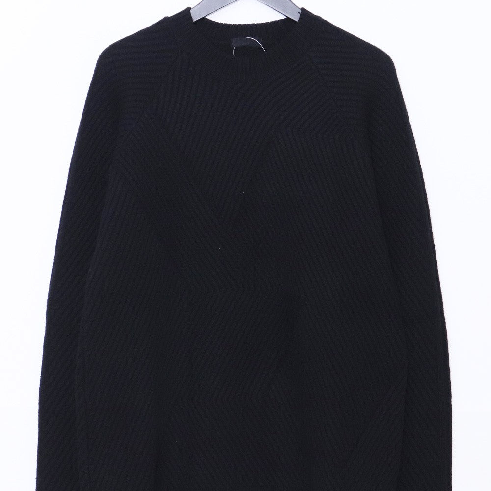 Devoa Wool Knit Sweater Black Size 3