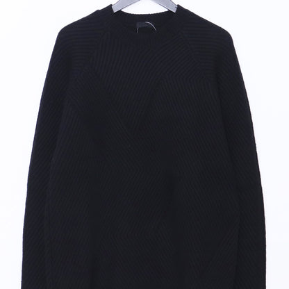 Devoa Wool Knit Sweater Black Size 3