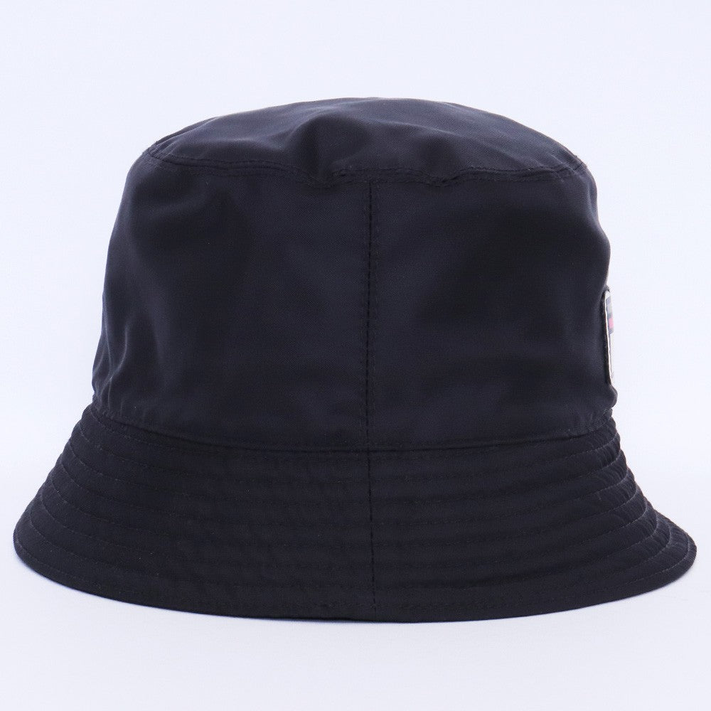 PRADA Racing Logo Nylon Bucket Hat Black Size L