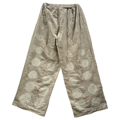 COMME des GARCONS 98SS Circle-Dot Pants White Size FREE
