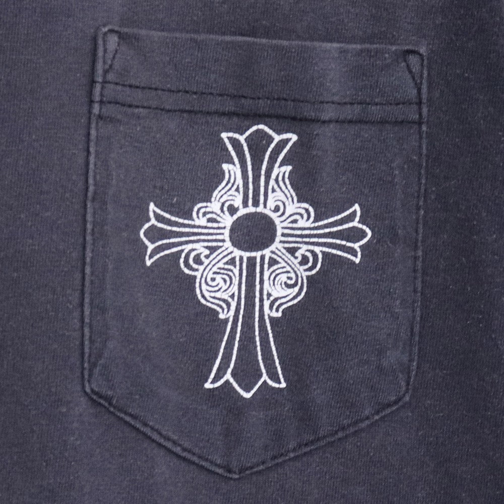 Chrome Hearts OLD T-BAR CH Cross Scroll T-Shirt Black Size M