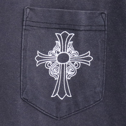 Chrome Hearts OLD T-BAR CH Cross Scroll T-Shirt Black Size M