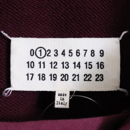 MAISON MARGIELA AIDS Foodie Sweat Hoodie Burgundy Size XS