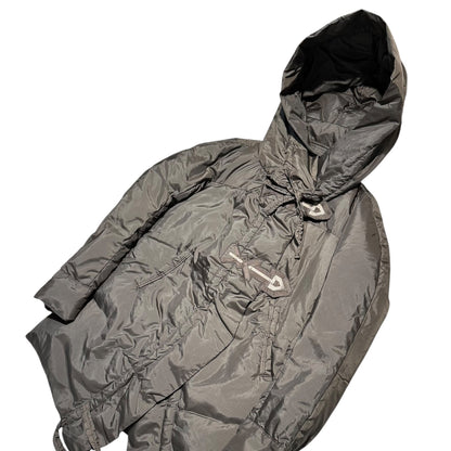 MARITHE FRANCOIS GIRBAUD 10AW Big Hood Coat Brown Size L