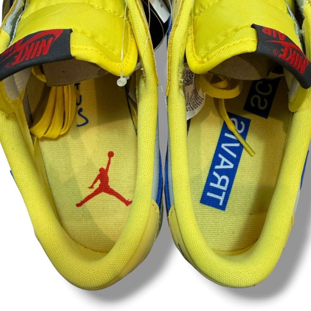 NIKE x TRAVIS SCOTT Air Jordan Canary Yellow Sneakers Size WMNS 28cm