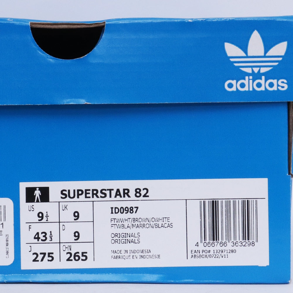 ADIDAS Superstar 82 Low Top Sneakers White Size 27.5cm