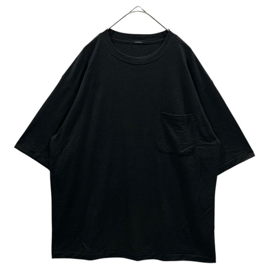 COMOLI 24SS Summer Wool Short T-Shirt Charcoal Size 2