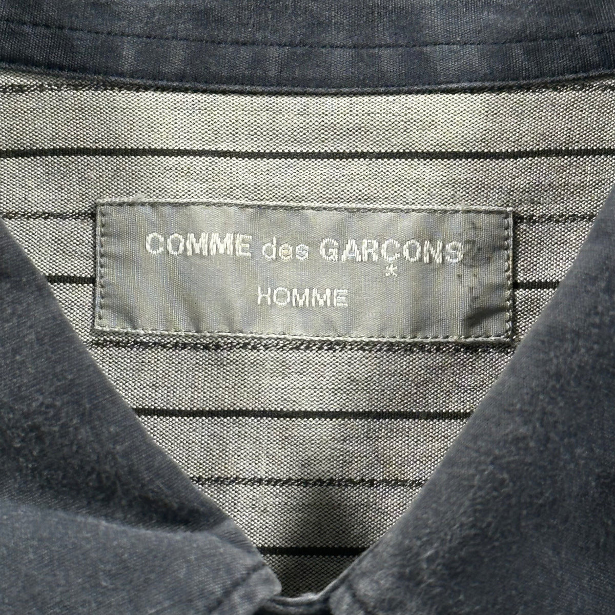 COMME des GARCONS HOMME 80s Crescendo Shirt Gray