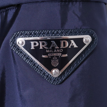 PRADA Triangle Logo Nylon Blouson Navy Size 52