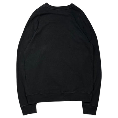 STONE ISLAND 05SS Paul Harvey Logo Sweatshirt Black Size L