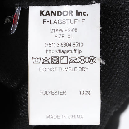 F-LAGSTUF-F 21AW Polartec Fleece G-8 Jacket Black Size XL