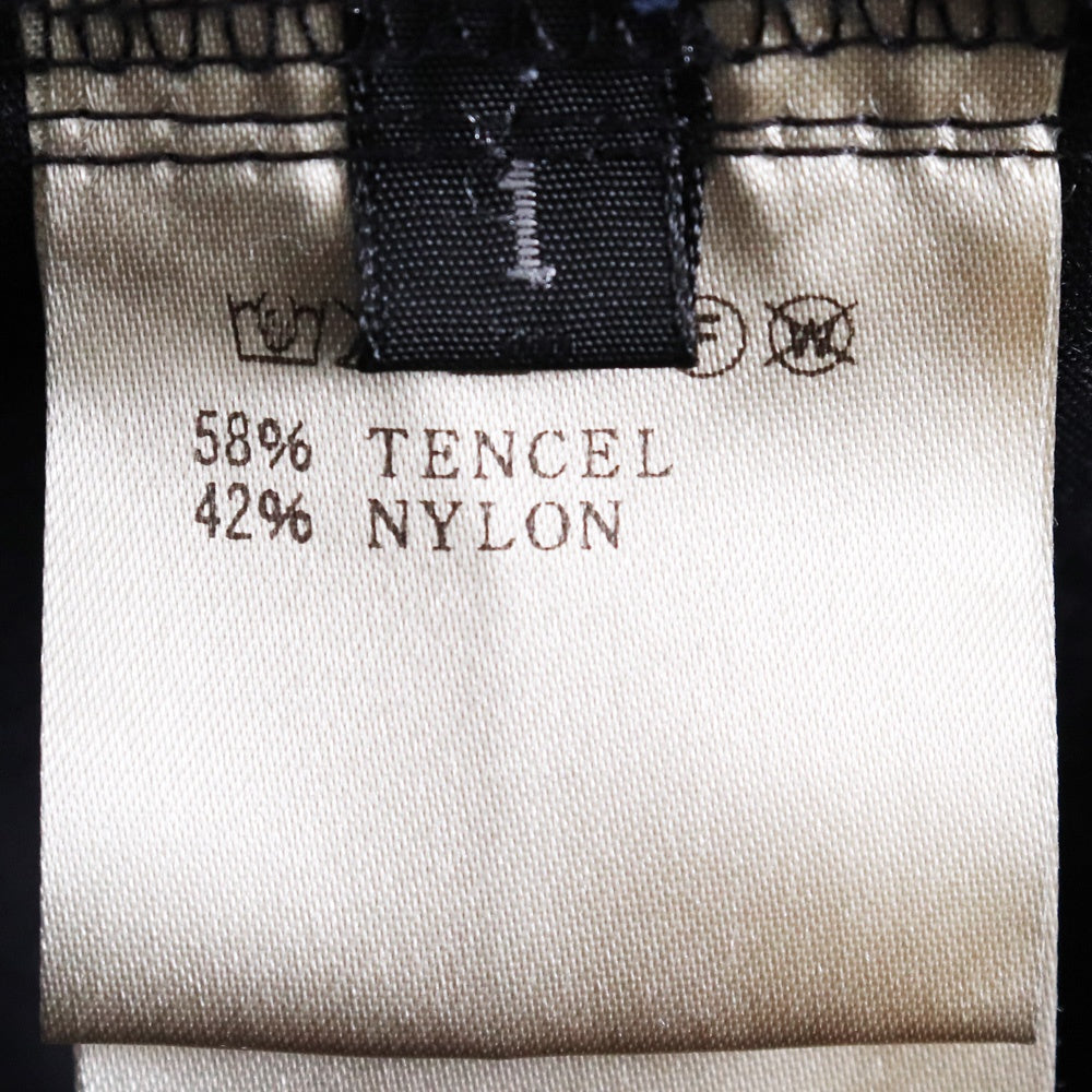 A.F ARTEFACT 25SS Nylon Baggy Cargo Pants Black Size 1