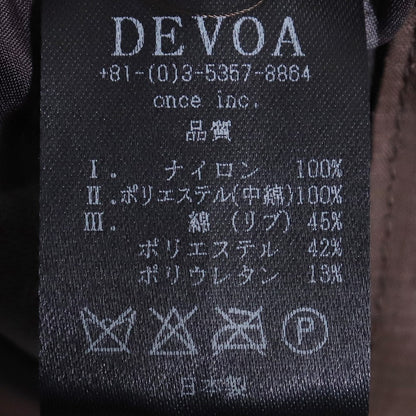 Devoa 23AW Nylon Shrink Cotton Coat Size 2