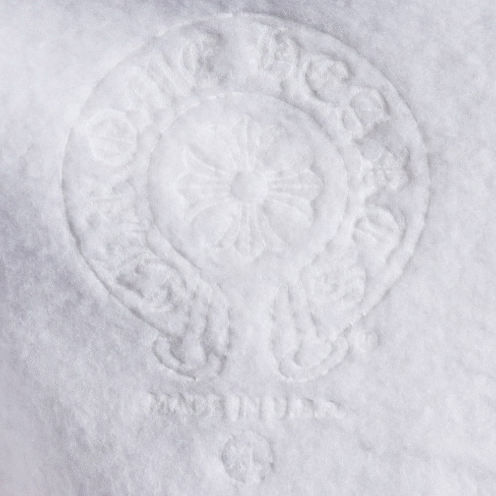 CHROME HEARTS Arm Logo Pullover Hoodie White Size XL