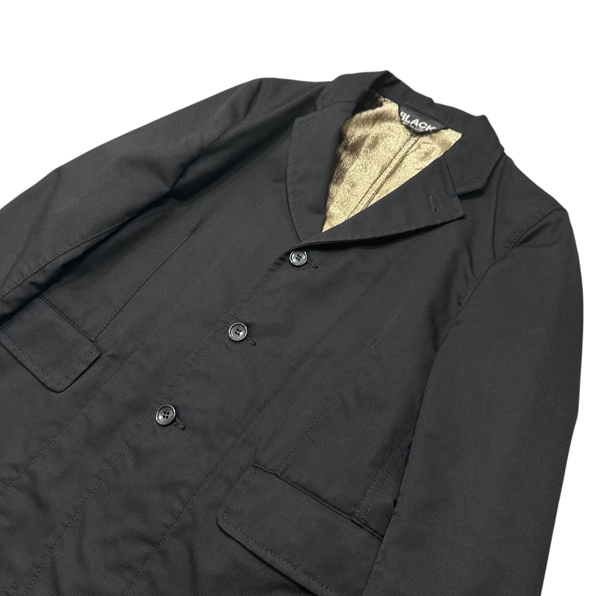 BLACK COMME des GARCONS 15AW Gold-Lined Jacket Multi Size M