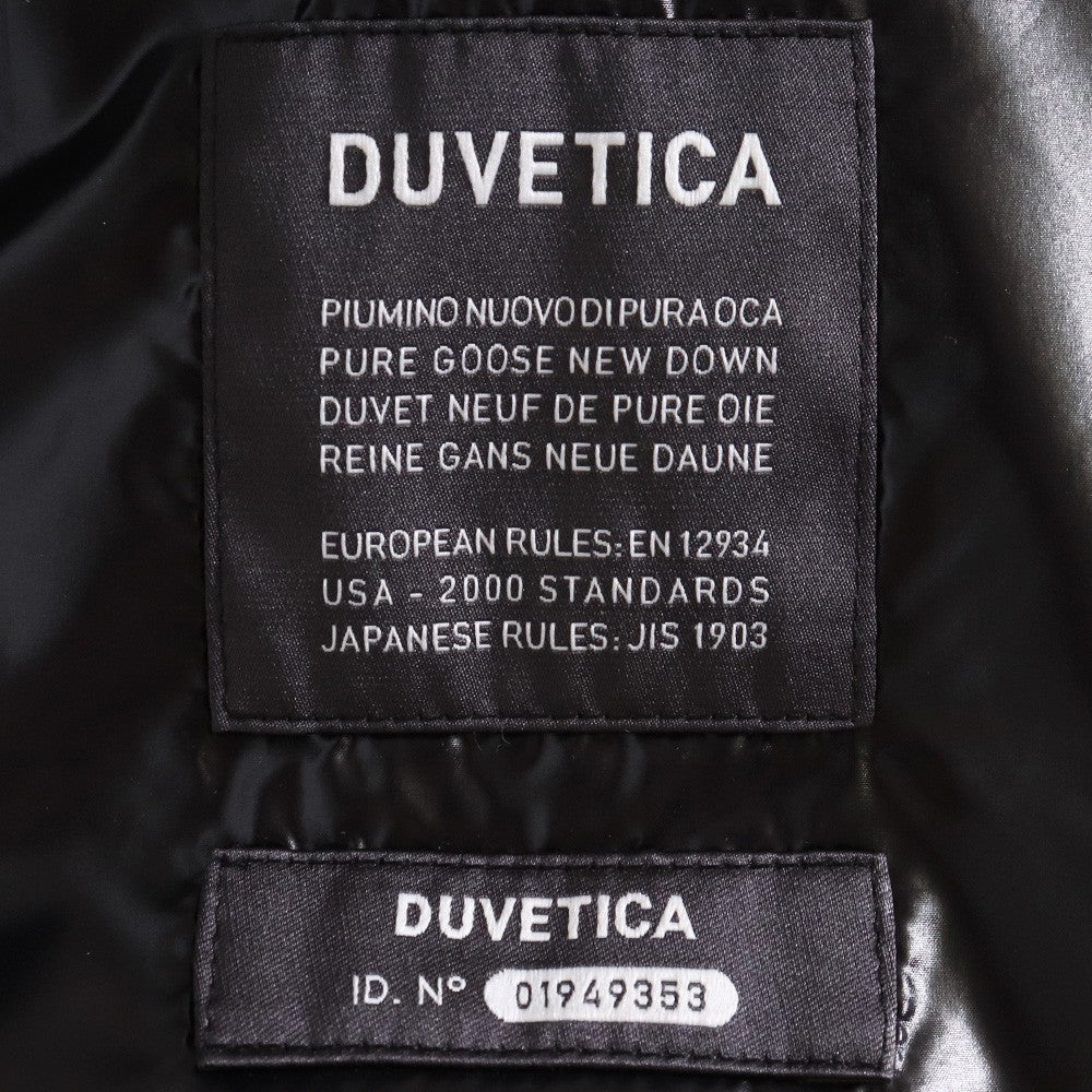 DUVETICA Mountain Parka Hoodie Black Size 42