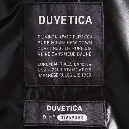 DUVETICA Mountain Parka Hoodie Black Size 42