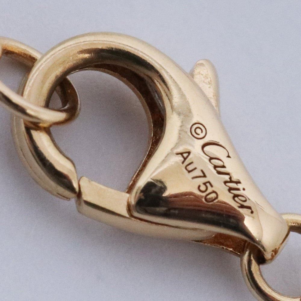 CARTIER LOVE Circle 18K YG Diamond Bracelet Size 18.7CM