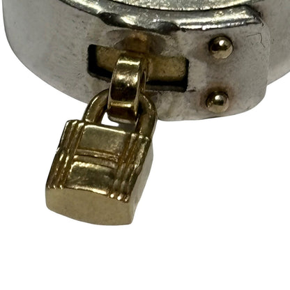 HERMES Silver Gold Kelly Ring AG925 AU750 Size JP 13