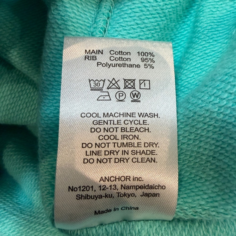 THE BLACK EYE PATCH HWC Label Pullover Mint Green Size XS