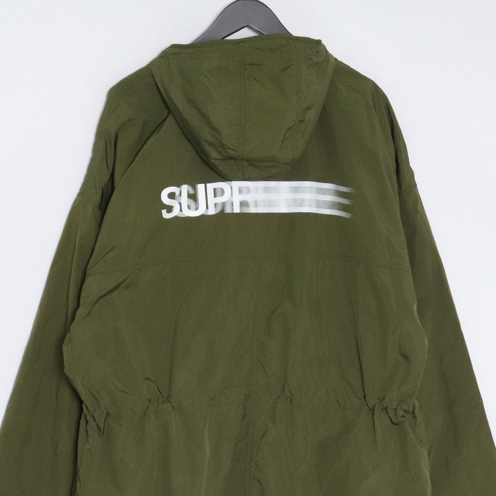 SUPREME 23SS Motion Logo Lightweight Parka Khaki Jacket Size L