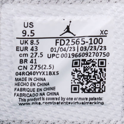 NIKE x UNION Air Jordan 1 Summer Sneakers White Size 27.5cm