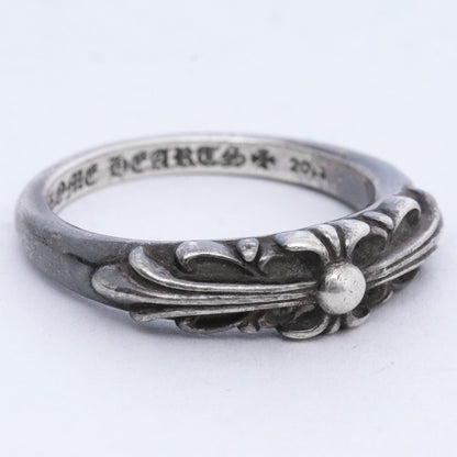 CHROME HEARTS Baby Classic Floral Ring Silver Size ONE SIZE