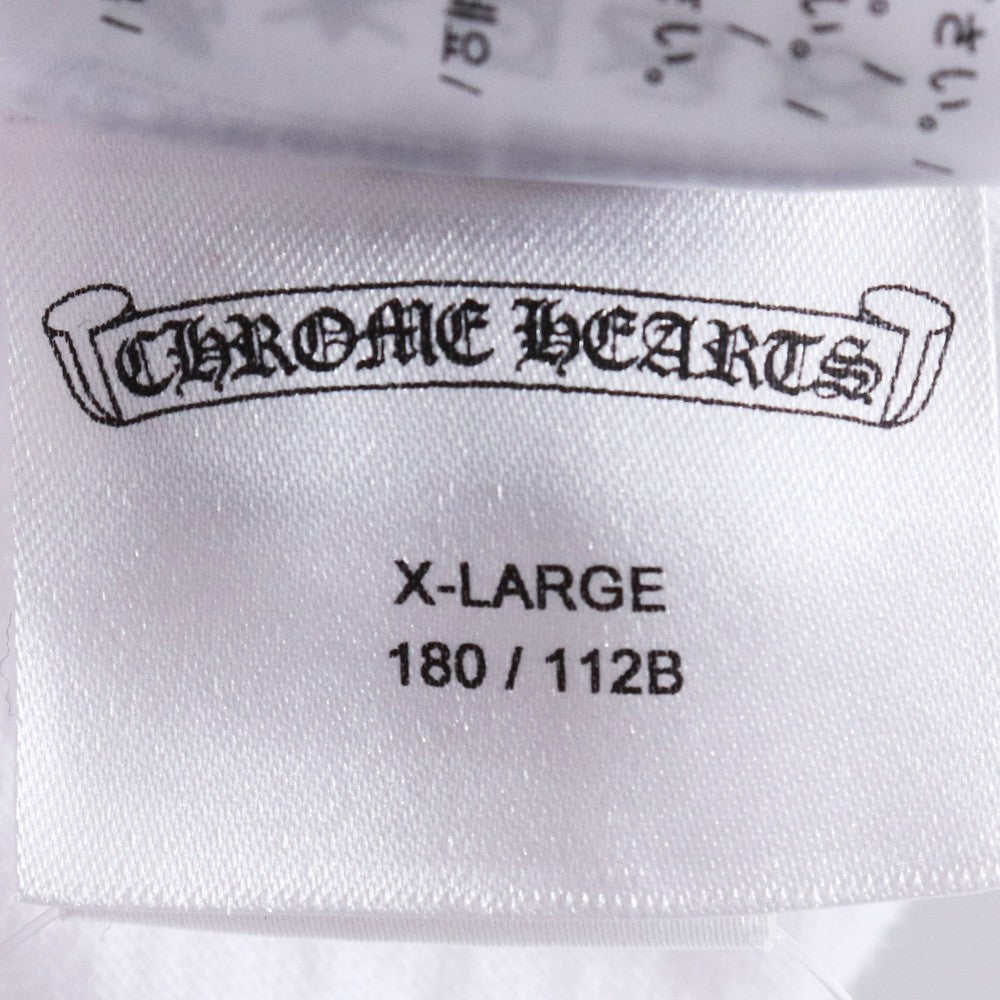 CHROME HEARTS LA Horseshoe Logo Long T-Shirt White Size XL