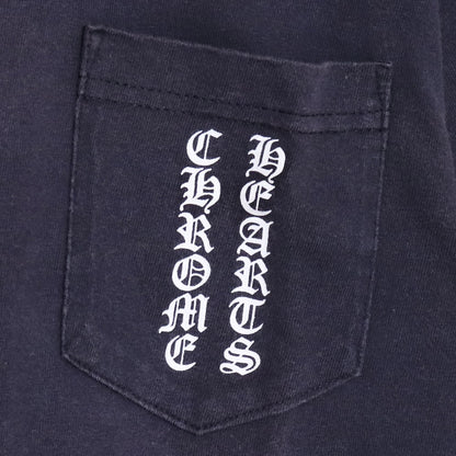 CHROME HEARTS OLD Scroll Label Pocket T-Shirt Black Size S