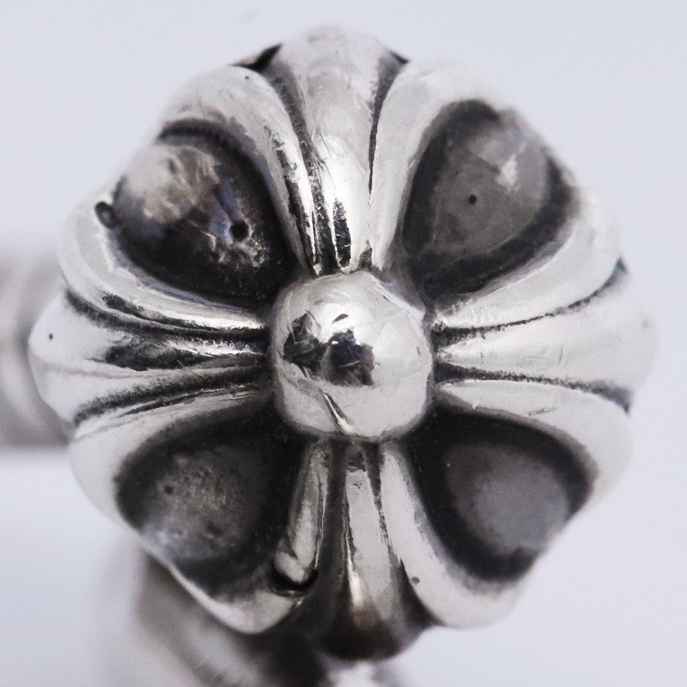 CHROME HEARTS Silver Nail Cross Ball Ring Size ONE SIZE