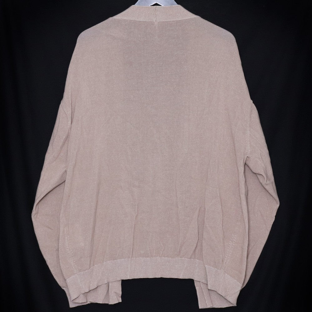 SUS-SOUS Highly Twisted Cotton Cardigan Brown Size 7