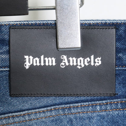 PALM ANGELS 23SS Side Stripe Straight Jeans Indigo Size 34