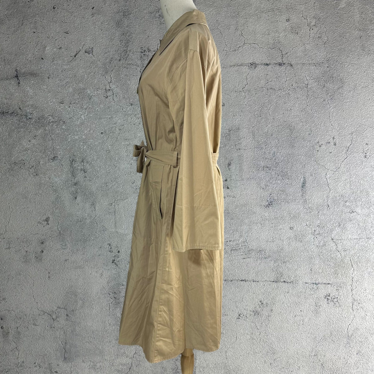 Euro vintage 70s Design Button Trench Coat