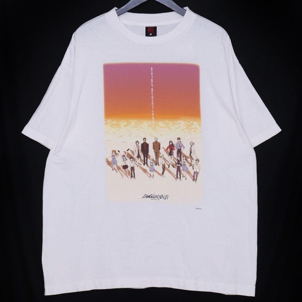 SAINT MICHAEL x EVANGELION 25SS EV T-Shirt White Size L